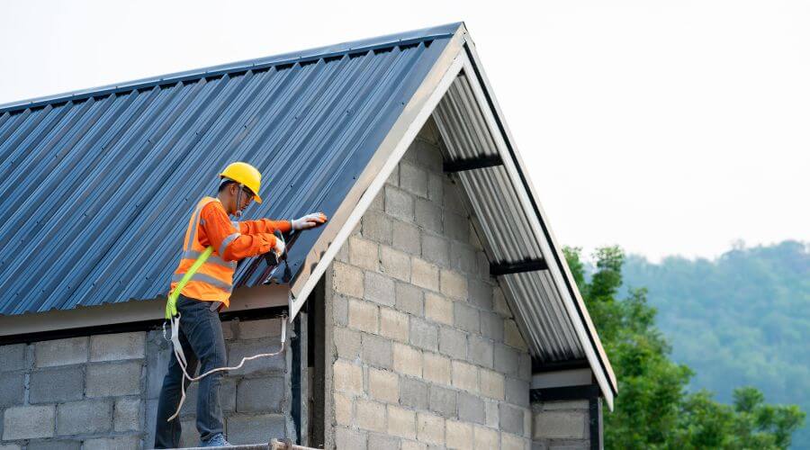 Professional metal roof installation in Cocolamus, PA